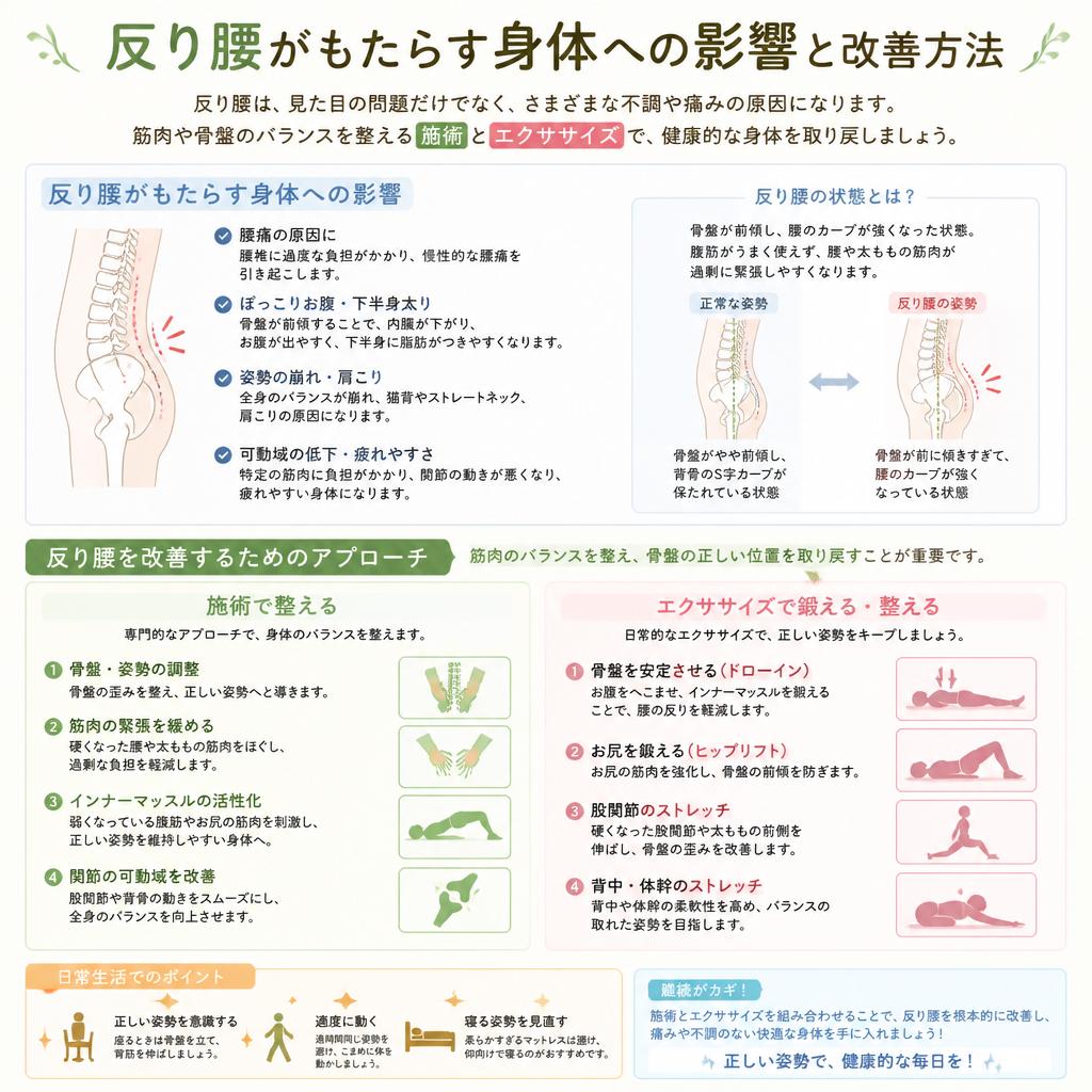 反り腰の改善方法