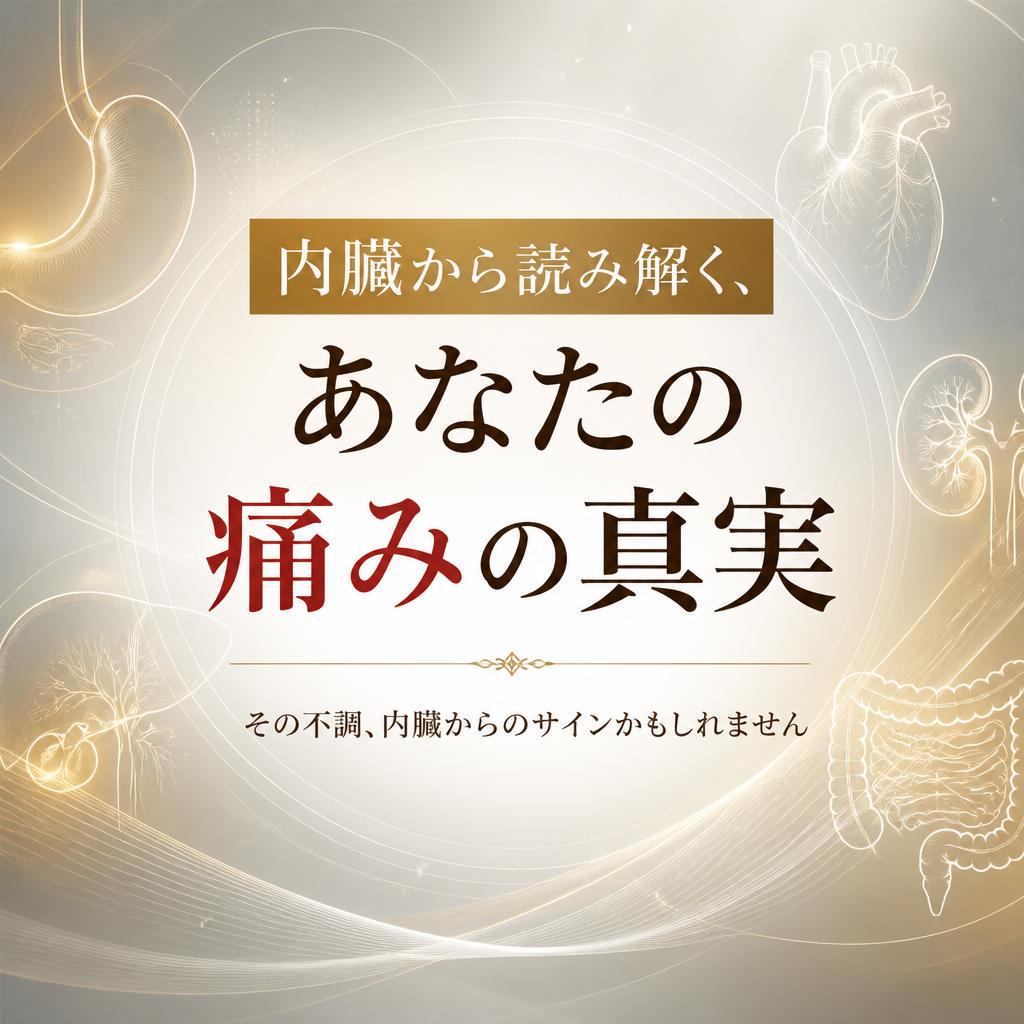 内臓から読み解く、あなたの痛みの真実