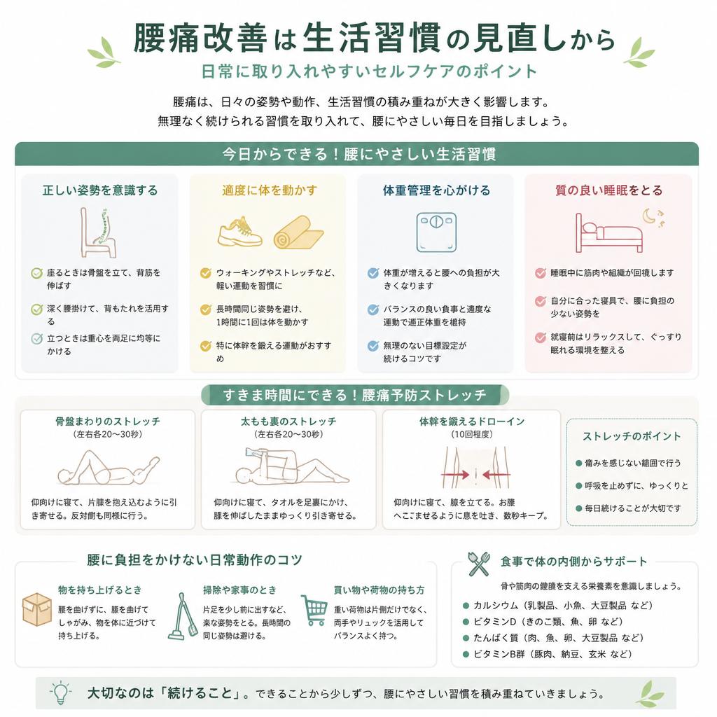 生活習慣の見直し