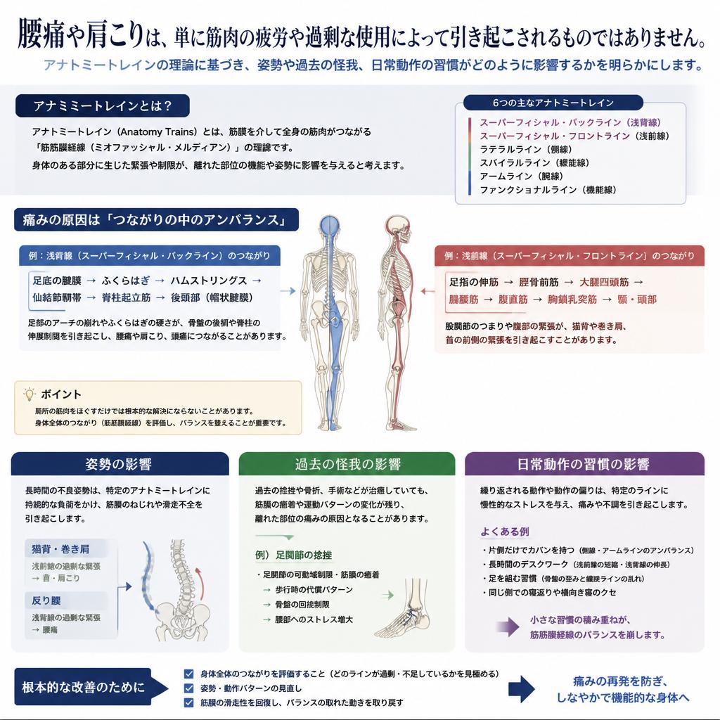 腰痛と肩こりの本当の原因