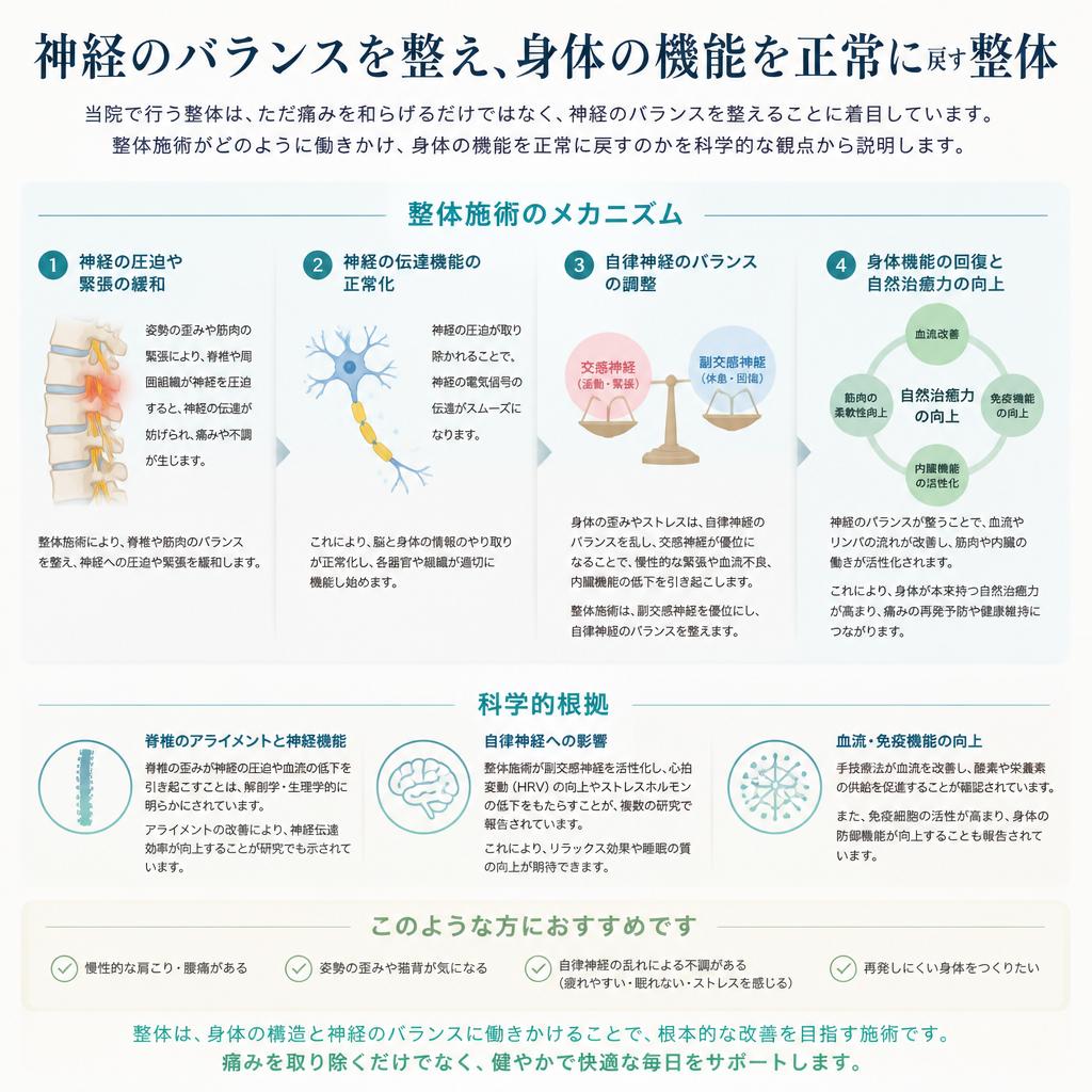 整体施術のメカニズム