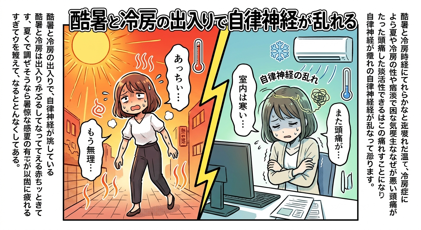 自律神経を整え、身体の不調をリセット！